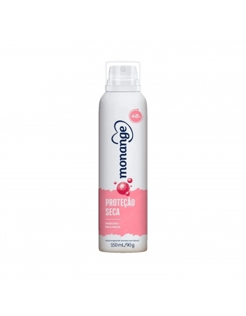 DESODORANTE ANTITRANSPIRANTE MONANGE FEMININO 150ML PROTECAO SECA