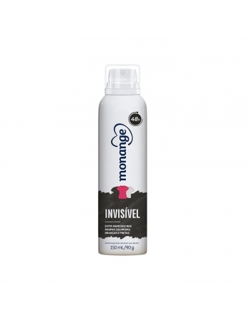 DESODORANTE ANTITRANSPIRANTE MONANGE FEMININO 150ML INVISIVEL