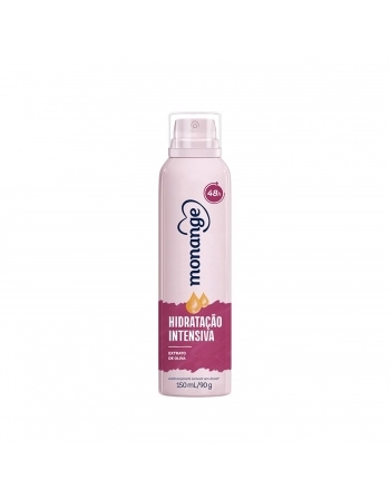 DESODORANTE ANTITRANSPIRANTE MONANGE FEMININO 150ML HIDRATACAO INTENSA