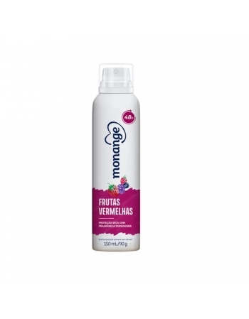DESODORANTE ANTITRANSPIRANTE MONANGE FEMININO 150ML FRUTAS VERMELHAS