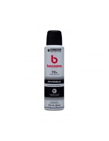 DESODORANTE ANTITRANSPIRANTE BOZZANO MASCULINO 150ML INVISIBLE