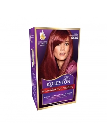 TINTURA KOLESTON KIT 6646 VERMELHOS PODEROSOS CEREJA