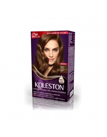 TINTURA KOLESTON KIT 50 CASTANHO CLARO