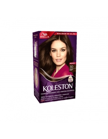 TINTURA KOLESTON KIT 30 CASTANHO ESCURO