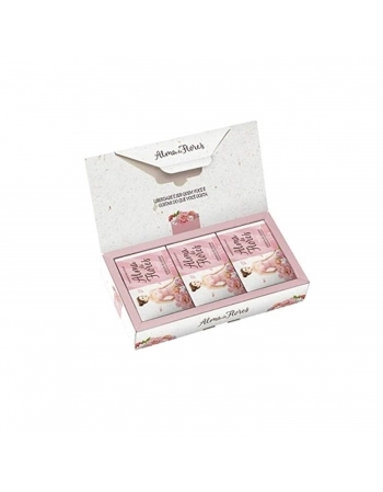 ESTOJO ALMA FLORES 03 SABONETE 130G JASMIM