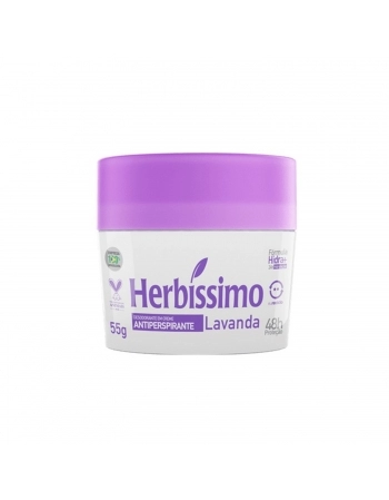 DESODORANTE CREME HERBISSIMO 55G LAVANDA
