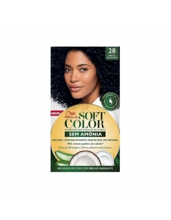 TONALIZANTE SOFT COLOR KIT 28 PRETO AZULADO