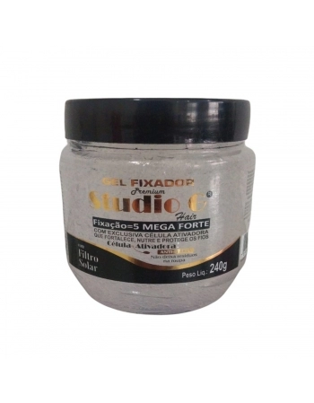 GEL NUTRILAN STUDIO G HAIR 240G PREMIUM MEGA FORTE INCOLOR