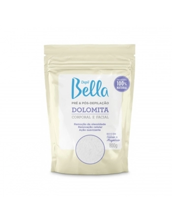 DOLOMITA DEPIL BELLA PRE & POS DEPILAÇÃO CORPORAL/FACIAL 800G