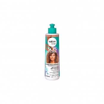 ATIVADOR DE CACHO SALON LINE 300ML SOS ACIDO HIALURONICO