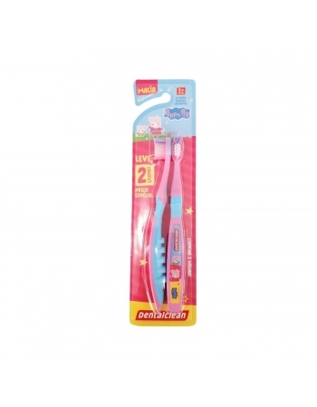 ESCOVA DENTE DENTALCLEAN INFANTIL 2UN PEPPA MACIA APARTIR 3 ANOS