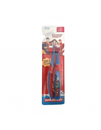 ESCOVA DENTE DENTALCLEAN INFANTIL 2UND HEROIS MACIA AP 3 ANOS
