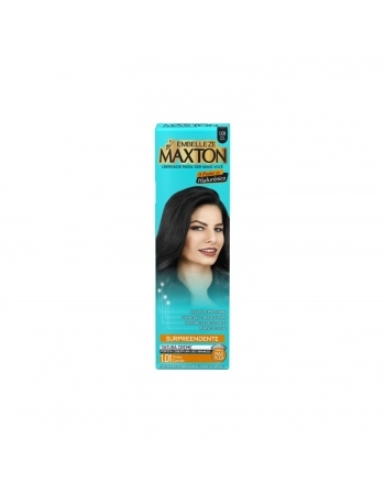 TINTURA MAXTON KIT PRAT 1.01 PRETO CARVAO