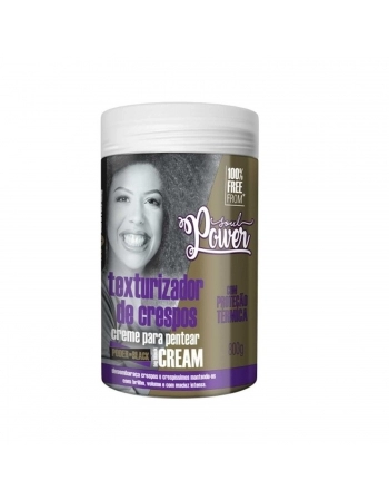 CREME PENTEAR SOUL POWER 800G TEXTURIZADOR CRESPOS BIG BLACK CREAM
