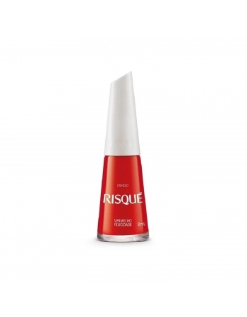 ESMALTE RISQUE CREMOSO SB VERMELHO FELICIDADE