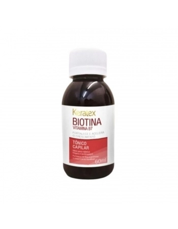 TONICO CAPILAR KERATEX 60ML BIOTINA VIT B7