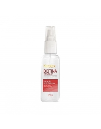 SOLUCAO ACELERADORA KERATEX 120ML BIOTINA VIT B7