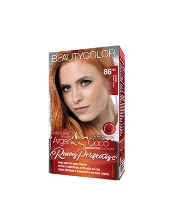 TINTURA BEAUTYCOLOR KIT 86.44 RUIVO COBRE NATURAL