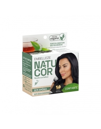 TINTURA NATUCOR INDIVIDUAL 1.0 CHA PRETO