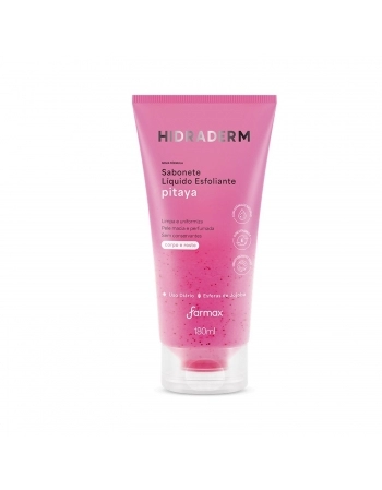 SABONETE LIQUIDO ESFOLIANTE HIDRADERM 180G PITAYA
