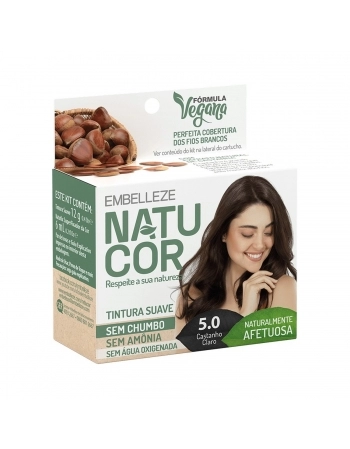 TINTURA NATUCOR INDIVIDUAL 5.0 CASTANHA DO PARA