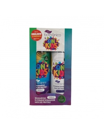 KIT SHAMPOO+CONDICIONADOR TOK BOTHANICO 400ML ON KIDS MIX FRUTAS