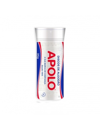 ALGODAO APOLO 35G DISCO LIMPEZA FACIAL