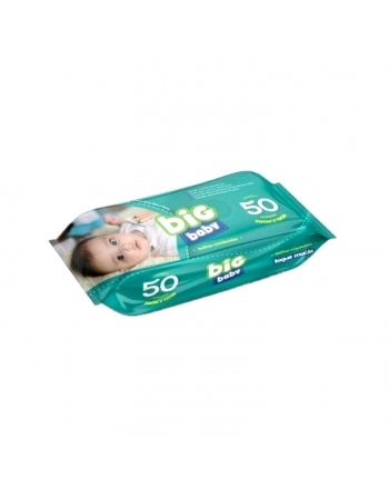 TOALHAS UMEDECIDAS BIG BABY 50UN