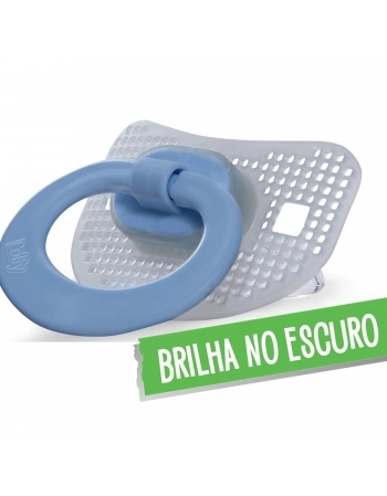 CHUPETA LOLLY 5514 STAR SILICONE ORTODONTICA T1 BLISTER AZUL