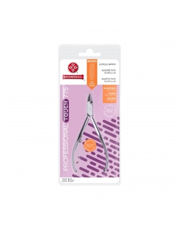ALICATE CUTICULA MUNDIAL 775 AFIADO PROF TOUCH INOX