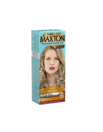 TINTURA MAXTON KIT PRAT 9.0 LOURO MUITO CLARO