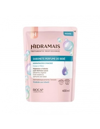 SABONETE LIQUIDO HIDRAMAIS 400ML REFIL PERFUME BEBE