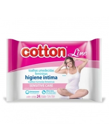 TOALHAS UMEDECIDAS COTTON 24UN HIGIENE INTIMA