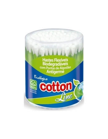 HASTES FLEXIVEIS COTTON POTE 150UN LINE BIODEGRADAVEIS