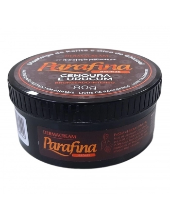 CREME PARAFINA DERMACREAM 80G BRONZE CENOURA E URUCUM