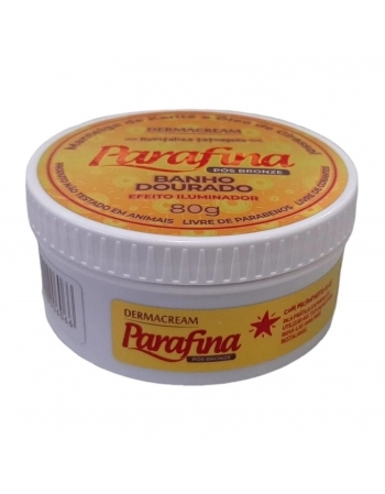 CREME PARAFINA DERMACREAM 80G POS BRONZE BANHO DOURADO