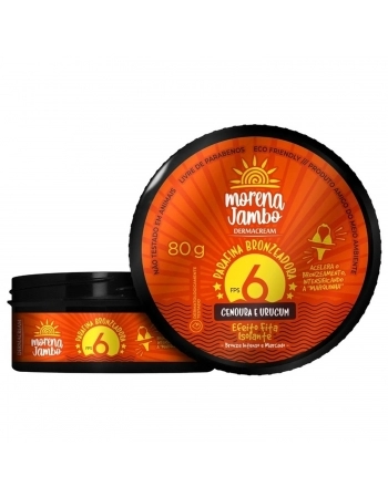 CREME PARAFINA DERMACREAM 80G MORENA JAMBO CENOURA E URUCUM