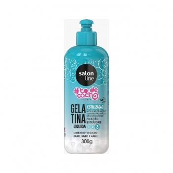 GELATINA ESTILIZAÇÃO SALON LINE 300G TO DE CACHO FIXAÇÃO EXTRA FORTE