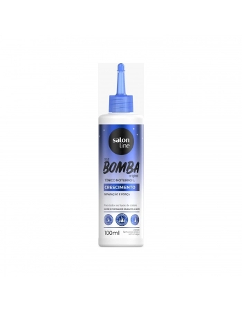TONICO CAPILAR NOTURNO SALON LINE 100ML SOS BOMBA CRESCIMENTO