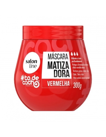 MAIONES CAPILAR SALON LINE 300G TO DE CACHO MATIZADORA VERMELHA