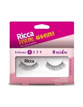 CILIOS POSTIÇO RICCA VOL 02 MEDIO B200140