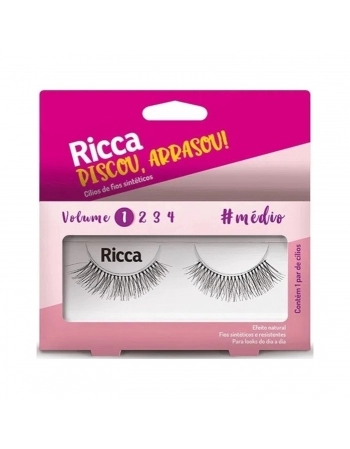 CILIOS POSTIÇO RICCA VOL 01 MEDIO B200137