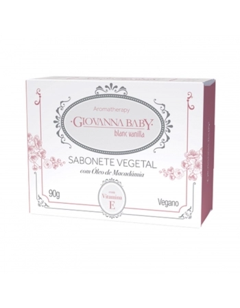 SABONETE GIOVANA BABY 90G VEGANO BLANC VANILLA
