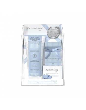KIT LOCAO 200ML + COLONIA 20ML + SABONETE 90G GIOVANA BABY BLUE