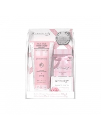 KIT LOCAO 200ML + COLONIA 20ML + SABONETE 90G GIOVANA BABY CLASSICO