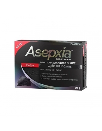 SABONETE ASEPXIA 80G DETOX ACAO PURIFICANTE