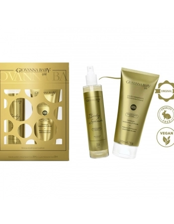 KIT BODY SPLASH 260ML + LOCAO HIDRATAMTE 200ML GIOVANNA BABY GOLD
