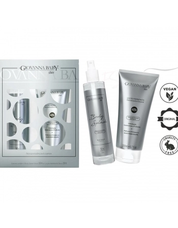 KIT BODY SPLASH 260ML + LOCAO HIDRATANTE 200ML GIOVANNA BABY SILVER