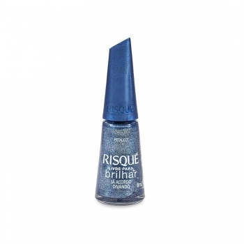 ESMALTE RISQUE LIVRE PARA BRILHAR METALICO SEM BLISTER JA ACORDO DIVANDO