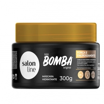 MASC SALON LINE 300ML BOMBA FORCA E ENGROSSAMENTO